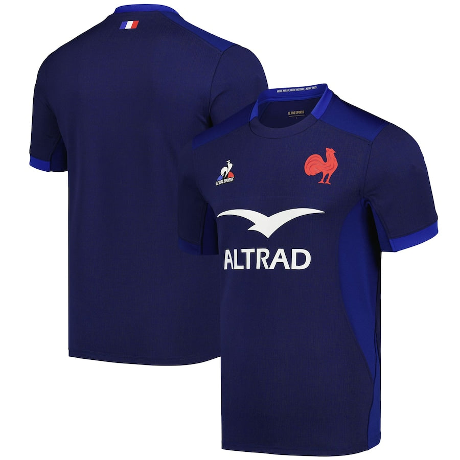 Maillot France 2024 2025 | Maillot Rugby France Bleu Domicile