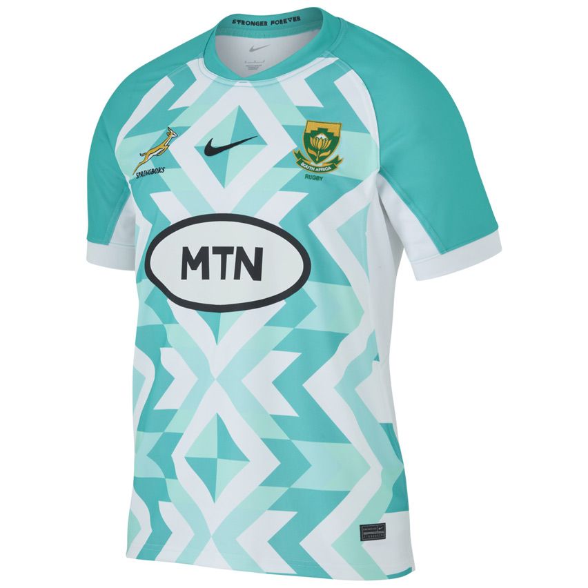 Maillot Afrique du Sud 2024 2025 | Maillot Rugby Afrique du sud Extérieur Blanc