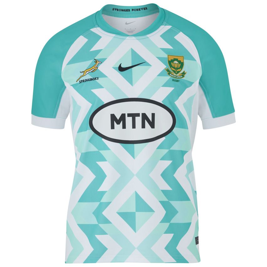 Maillot Afrique du Sud 2024 2025 | Maillot Rugby Afrique du sud Extérieur Blanc